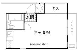 ビバ紙屋川【202号室】の間取り
