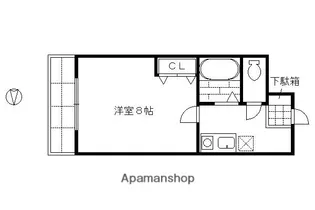 アール四条大宮【3階】の間取り