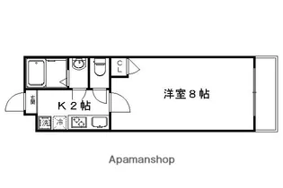 COCO三条天神川【1階】の間取り