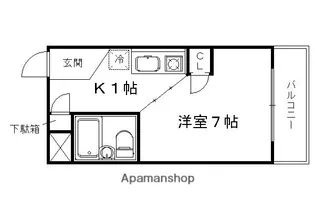 サンシャインビル晋州館【203号室】の間取り
