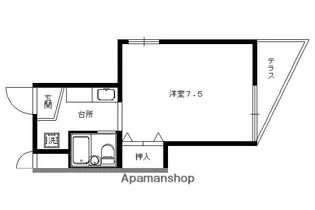 パンプキンハウス【101号室】の間取り