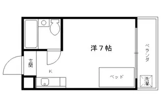 メゾン西院【306号室】の間取り