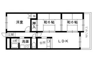 エントピア桂【105号室】の間取り