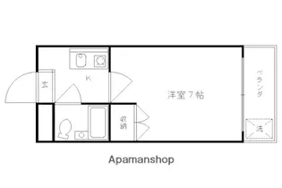 エトワール桂【210号室】の間取り