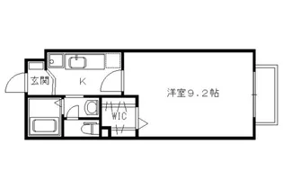 グラシューズメゾン【202号室】の間取り