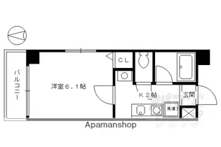 バインオークノチェ【205号室】の間取り