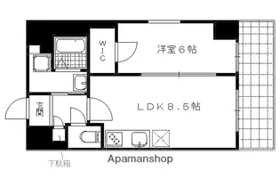 ベラジオ四条通【603号室】の間取り