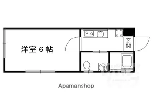 ブリエ丹波口【3階】の間取り