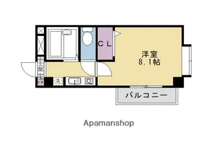 レイディアンス【503号室】の間取り