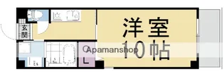 ラ・ジュワ・ペルマナント壬生【201号室】の間取り