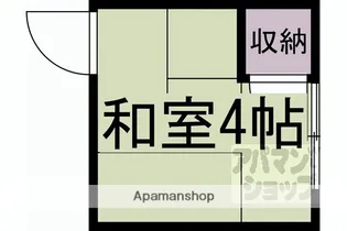 第一大八木荘(倉庫利用)【202号室】の間取り