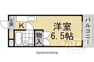 クレージュ桂【304号室】の間取り