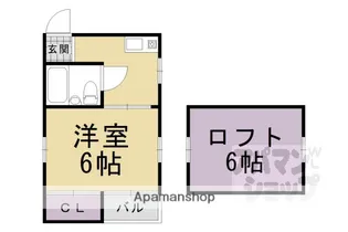 マンション5【201号室】の間取り