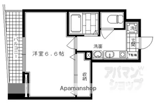ベラジオ二条城前【1101号室】の間取り