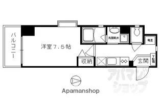 WILL21烏丸御池【1101号室】の間取り