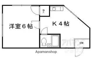 ヴィラマスミII【303号室】の間取り