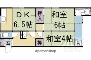 第一北原ハイツ【205号室】の間取り