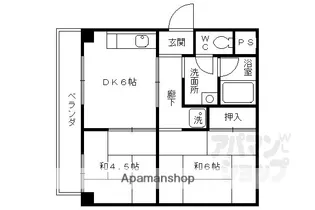 田園ハイツ【101号室】の間取り