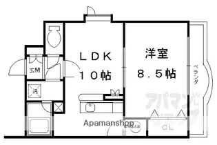 メゾン・ド・パイユ【506号室】の間取り