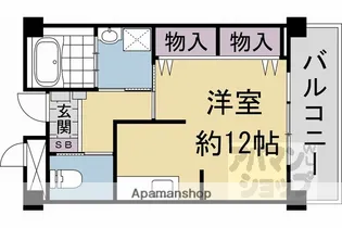 広沢ふれあいの郷【208号室】の間取り