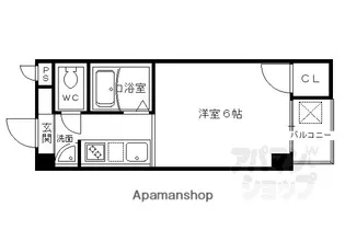 帷子ノ辻マンション【2003号室】の間取り