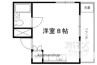 ハイツ都【201号室】の間取り