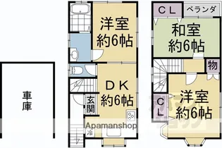 京都府京都市中京区壬生中川町【一戸建】の間取り