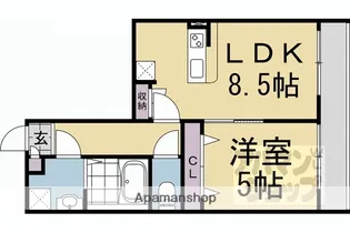 ARCA嵯峨嵐山【3階】の間取り