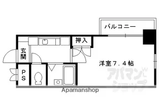 ジュネス三京【505号室】の間取り