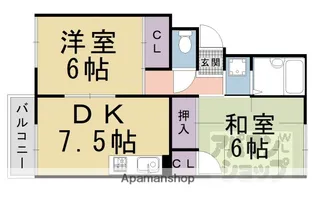 セジュール91【1階】の間取り