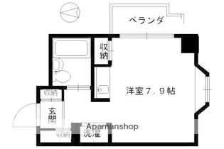 スカイノブレ京都四条大宮【5階】の間取り