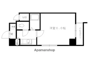 グランドパレス御池【904号室】の間取り