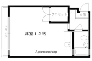 コクーン三条大宮【107号室】の間取り