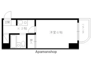 メゾンブランシュ【301号室】の間取り