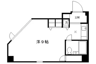 スタジオーネ桂【406号室】の間取り