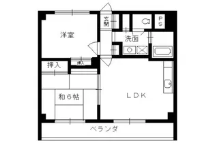 清光ハイツ【403号室】の間取り
