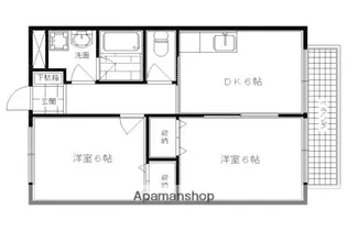 立志館【201号室】の間取り