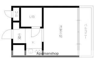 マルカクカウンタックハイツ【201号室】の間取り