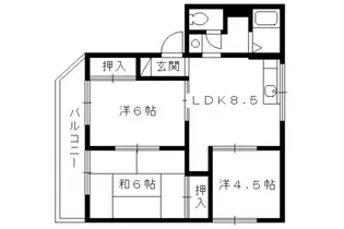 セジュール87【101号室】の間取り