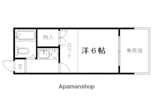ドムール桂【1階】の間取り