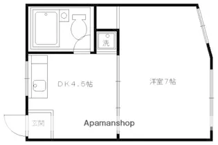 ハイツレスポアール【2-B号室】の間取り