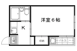 ハイツ昇栄【205号室】の間取り