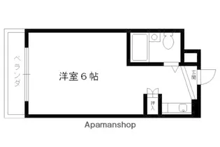ウエストコートI【301号室】の間取り