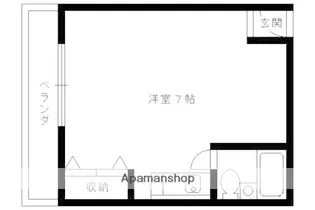 ハイツ大山【202号室】の間取り
