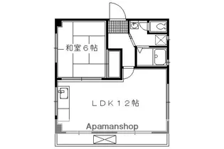 サイバマンション【4階】の間取り
