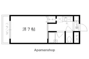 K’S COURT【101号室】の間取り