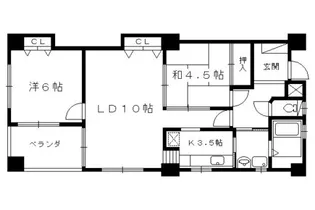 TWINKLECOURT桂EAST【301号室】の間取り