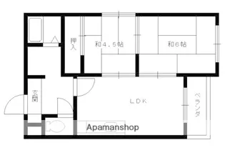 メゾン・ケンモウト【303号室】の間取り