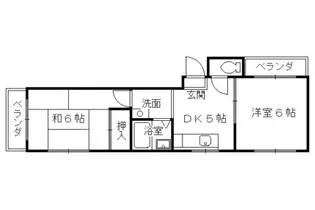 アネール桂【302号室】の間取り