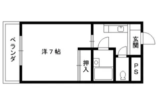 第7レジデンス春田【711号室】の間取り